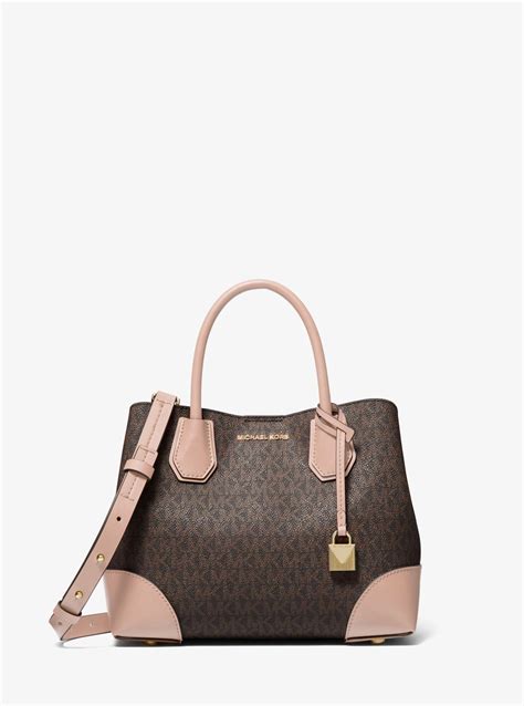 michael kors mercer gallery small signature logo satchel|michael kors mercer gallery bag.